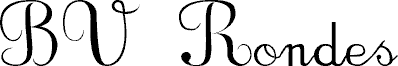 Preview of the BV_Rondes font