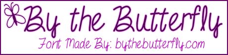 ByTheButterfly Czcionka