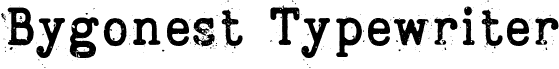 BygonestTypewriter-Demo