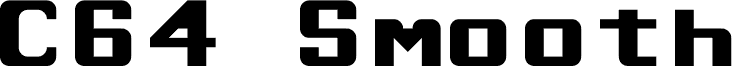 Preview of the C64 Smooth Regular font