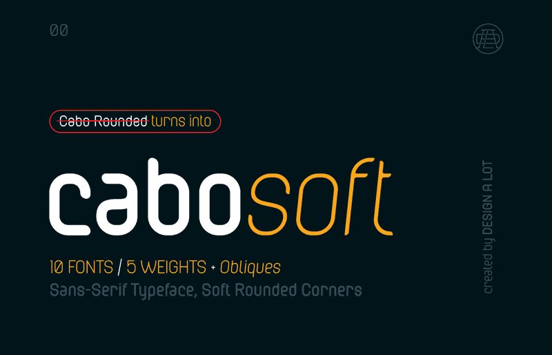 Cabo Soft Schriftart