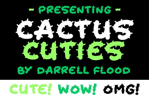 Cactus Cuties Font
