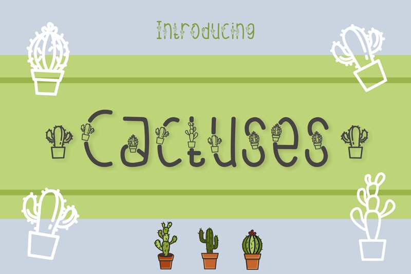 Cactuses Czcionka