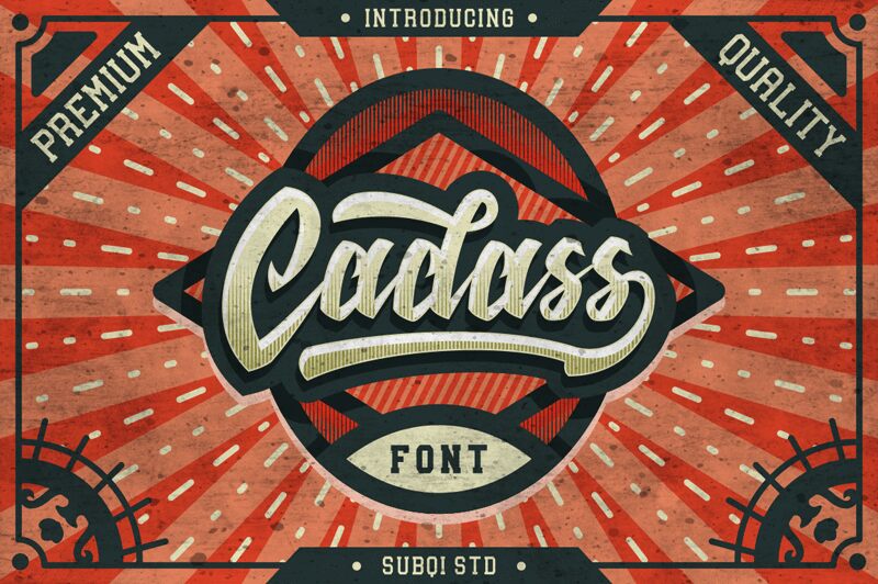 Cadass Schriftart