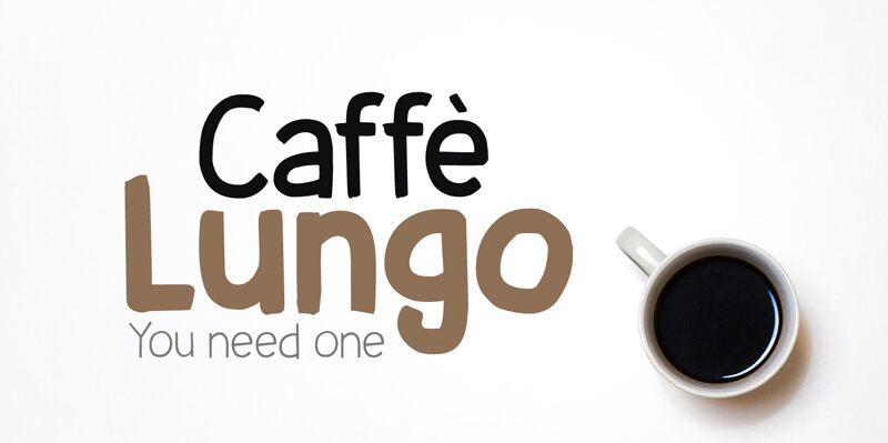 Caffe Lungo Czcionka
