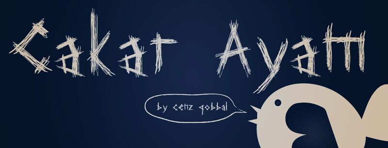 Cakar Ayam Schriftart