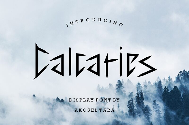 Calcaries Schriftart