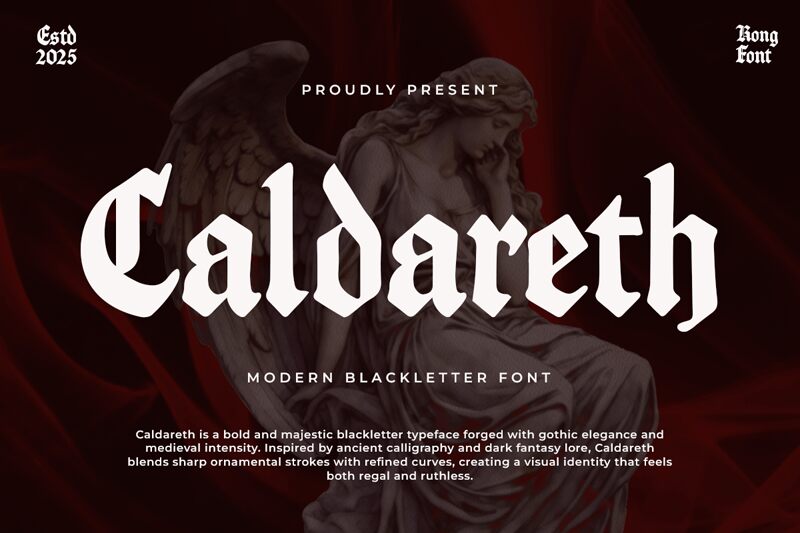 Caldareth PERSONAL USE ONLY! — Prezentace písma