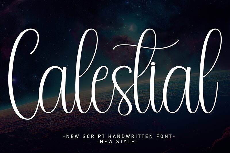 Calestial Schriftart