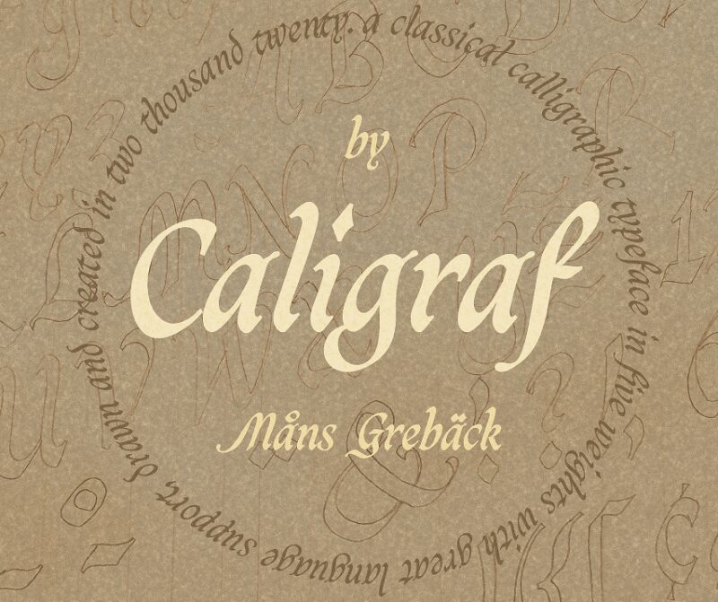 Caligraf Schriftart