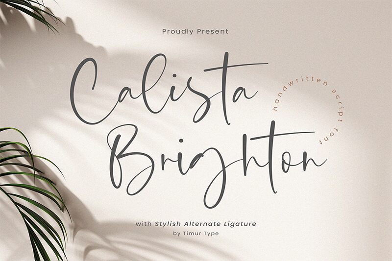 Calista Brighton Schriftart