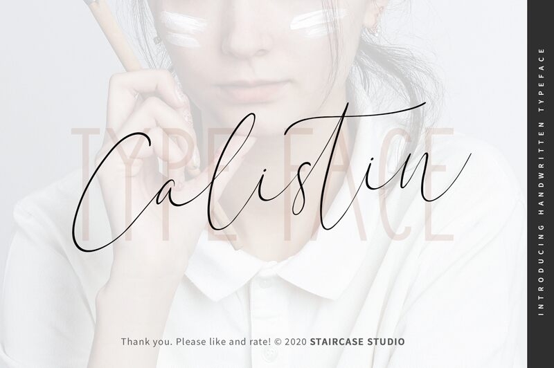 Calistin Шрифт