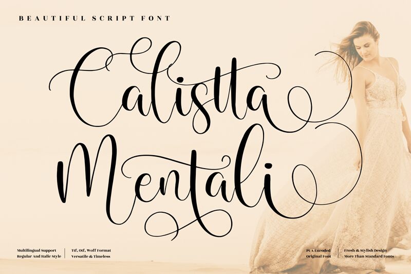 Calistta Mentali Schriftart