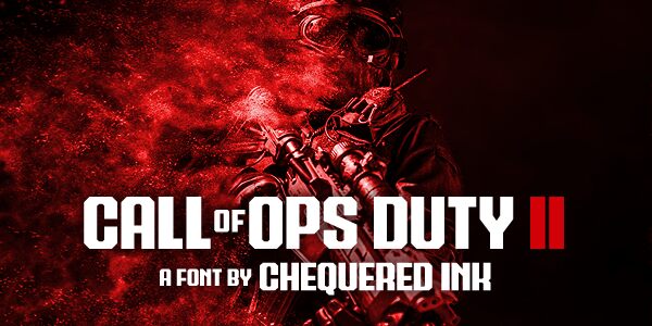 Call of Ops Duty II Schriftart