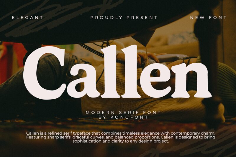 Callen Schriftart