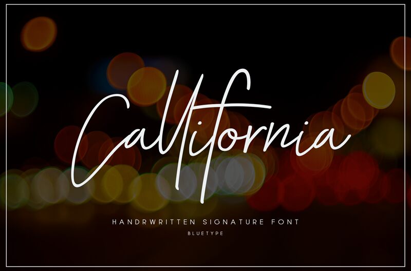 Callifornia Schriftart
