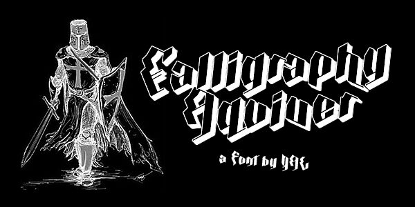 Calligraphy Aquiver Carattere