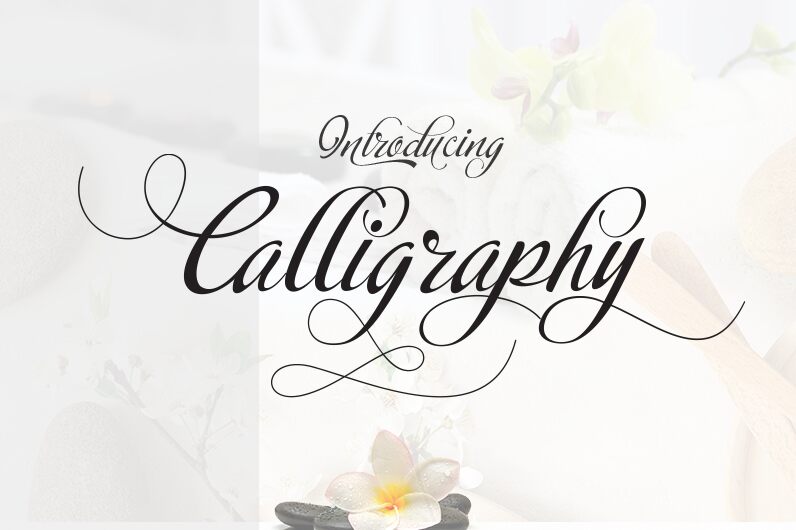 Calligraphy script Schriftart