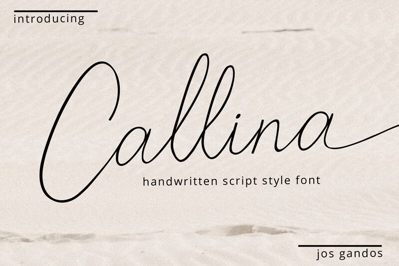 Callina Schriftart
