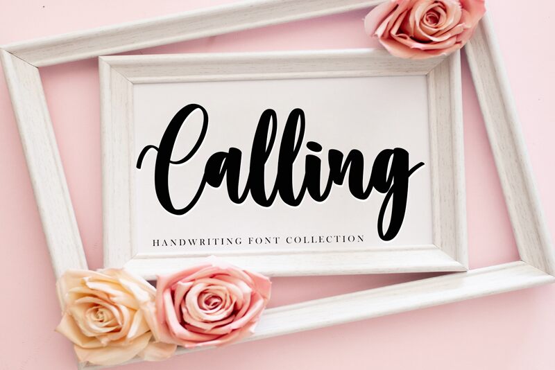 Calling Шрифт