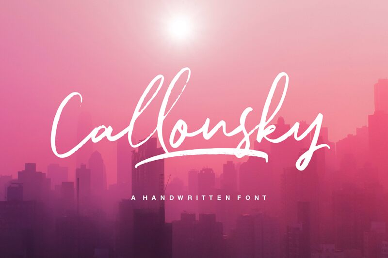 Callonsky Script Druh písma