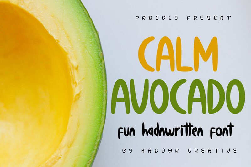 Calm Avocado Carattere