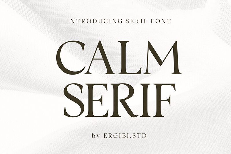 Calm Serif Carattere