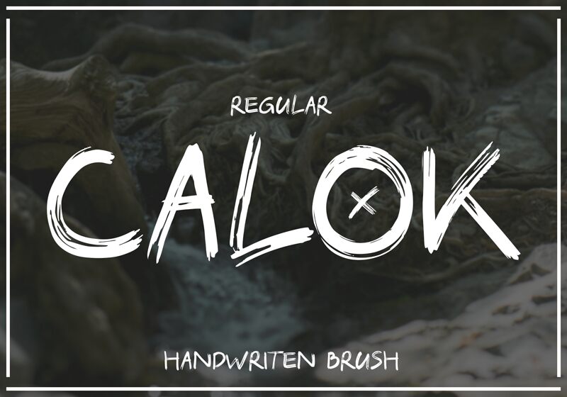 CALOK Schriftart