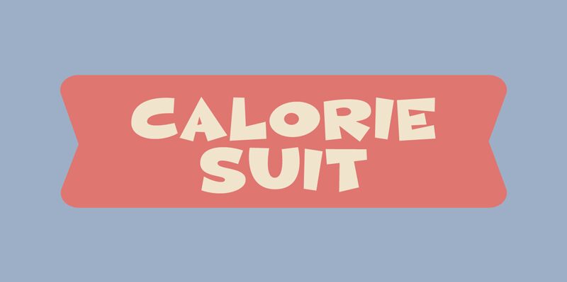 Calorie Suit Czcionka