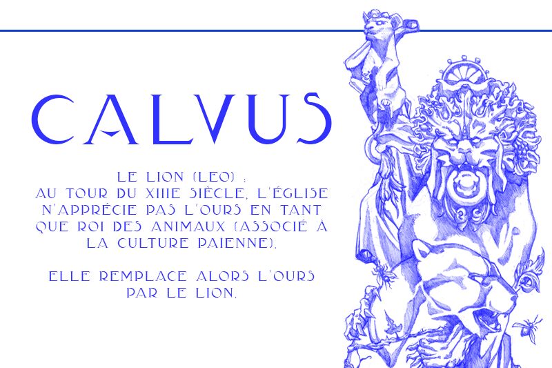 Calvus Schriftart