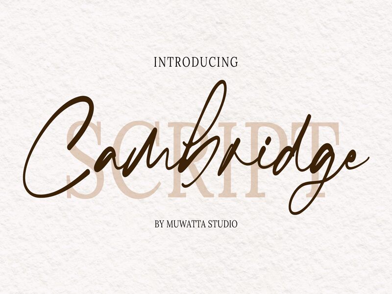 Cambrige Schriftart