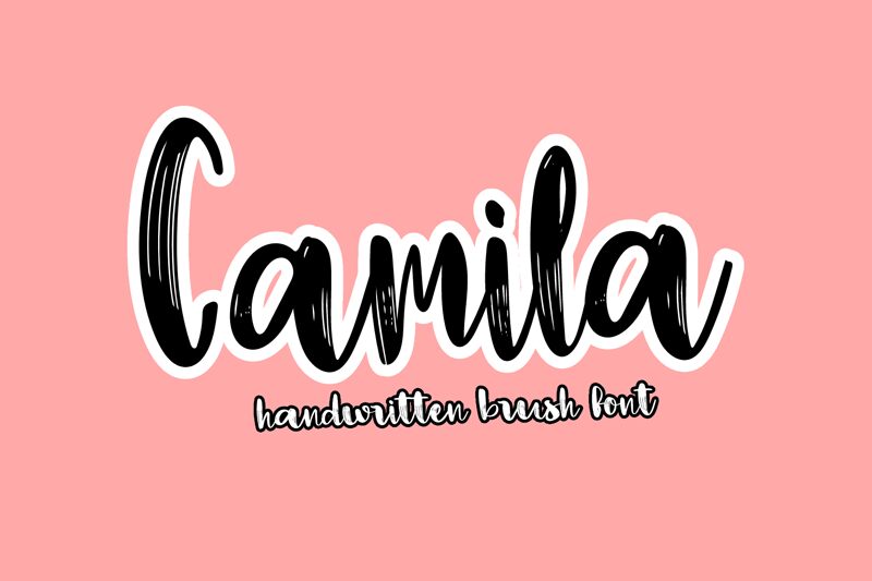 Camila Schriftart