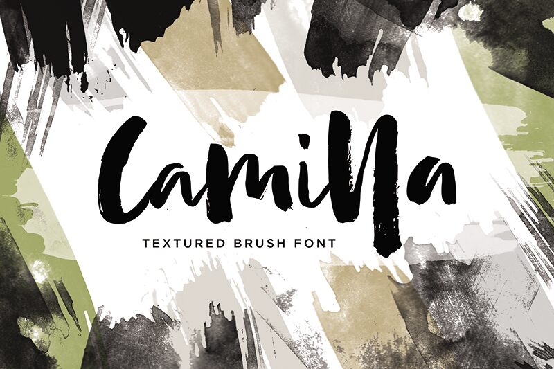Camilla One Schriftart