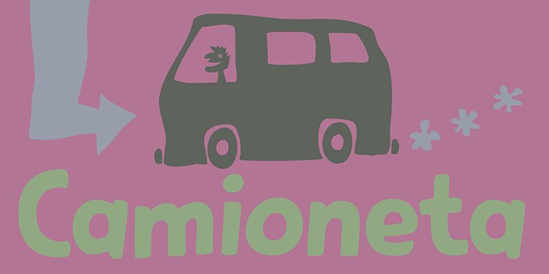 Camioneta Schriftart