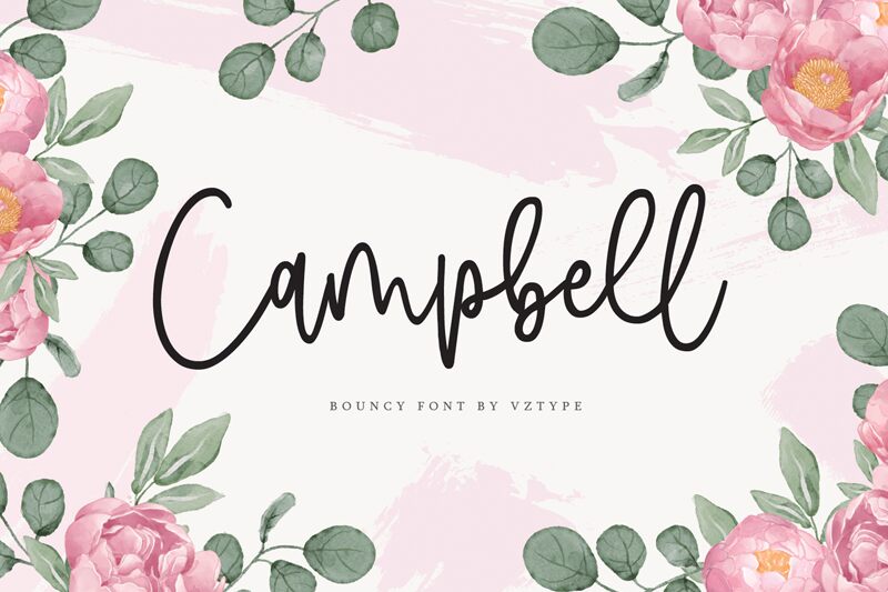 Campbell Schriftart