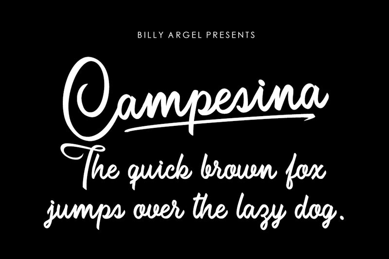 Campesina Schriftart