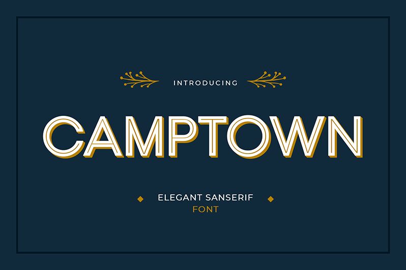CAMPTOWN Schriftart