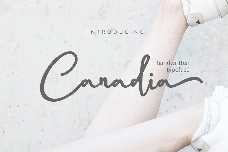 Canadia Schriftart