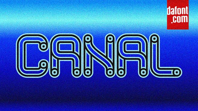 Canal Bright Regular — Schriftpräsentation