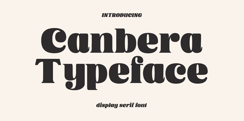 Canbera Czcionka