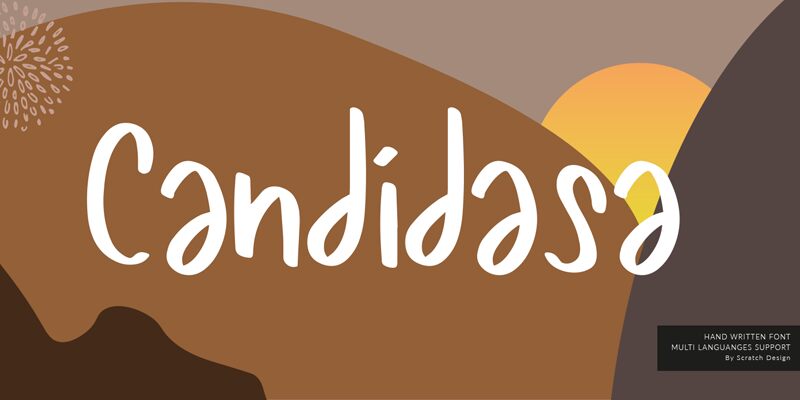 Candidasa Schriftart