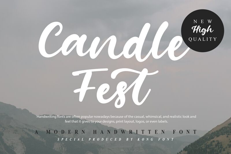 Candle Fest Schriftart