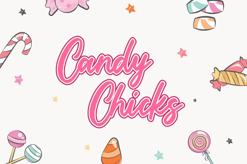 Candy Chicks Czcionka