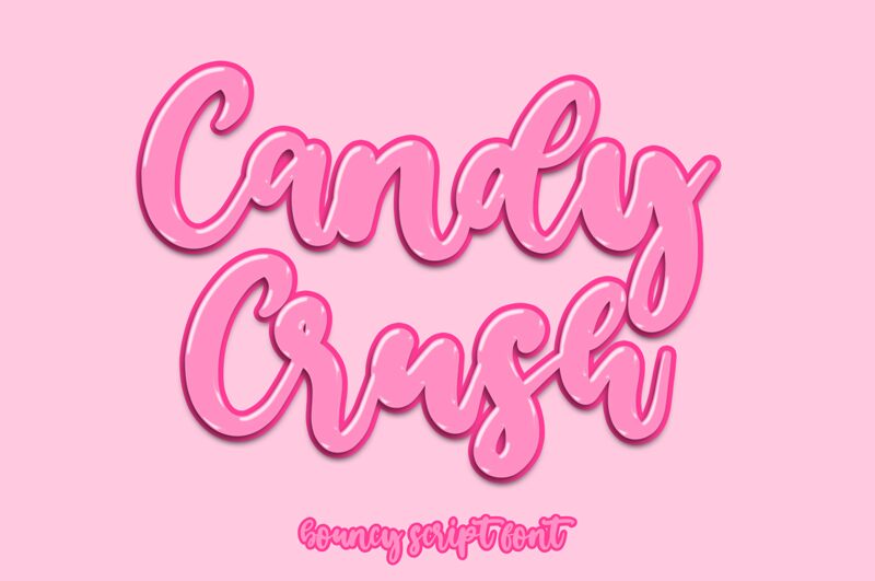 Candy Crush Czcionka