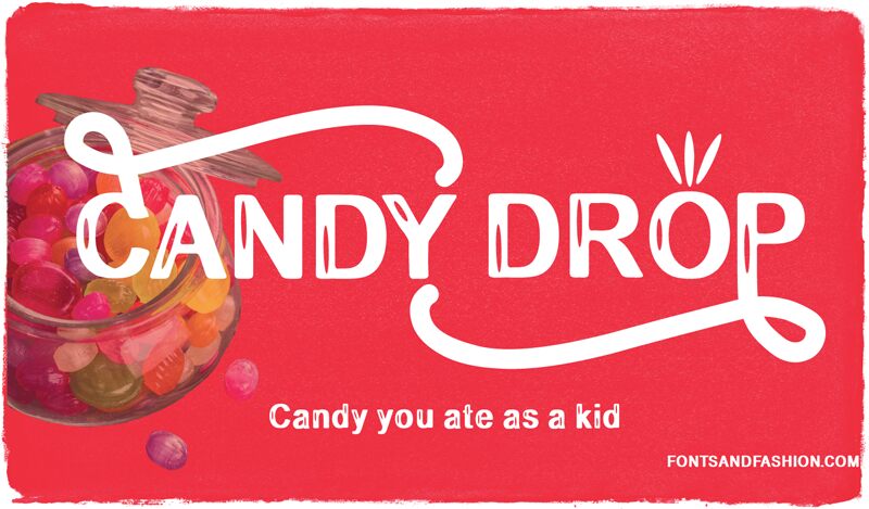 CANDY DROP الخط