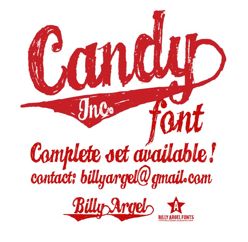 CANDY INC. Font