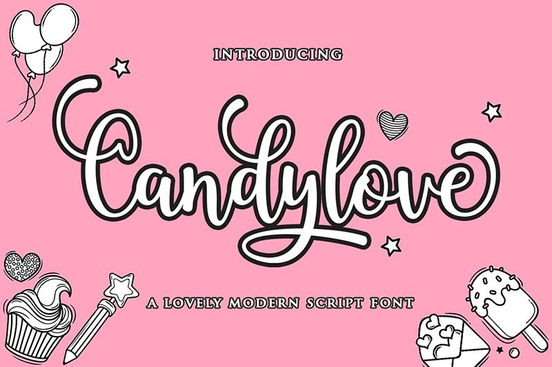 Candylove Schriftart