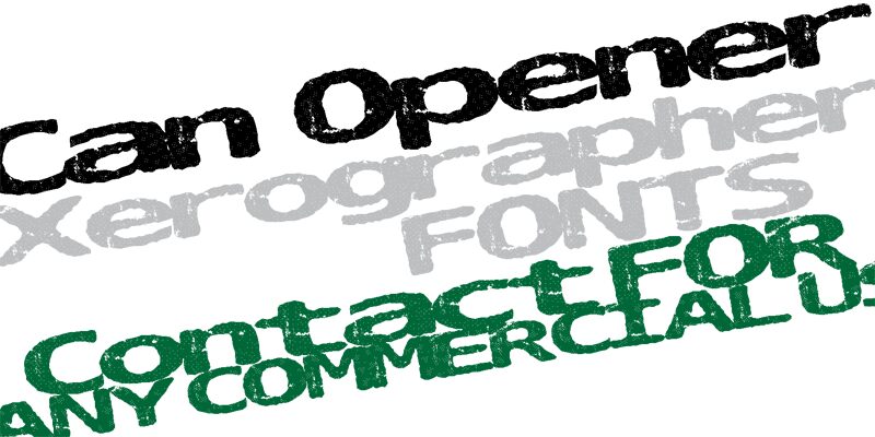 CanOpener Czcionka