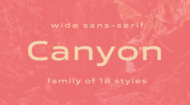 Canyon Schriftart