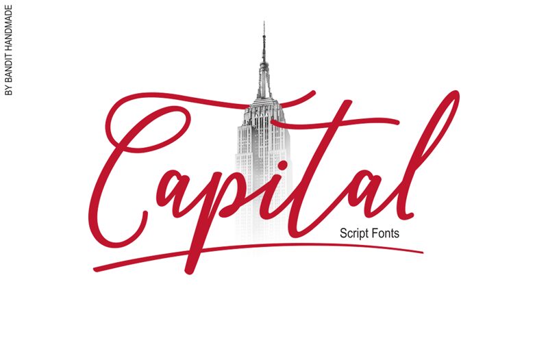 Capital Script Шрифт